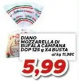 MA Supermercati Diano Mozzarella di Bufala Campana offerta