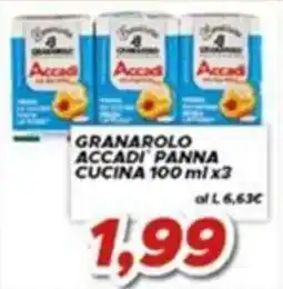 MA Supermercati Granarolo Accadi Panna Cucina offerta