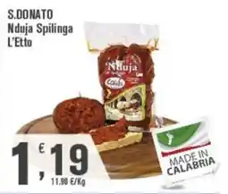 Conté Supermercati Nduja Spilinga offerta