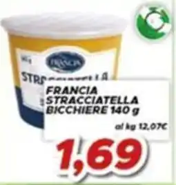 MA Supermercati Francia stracciatella bicchiere offerta