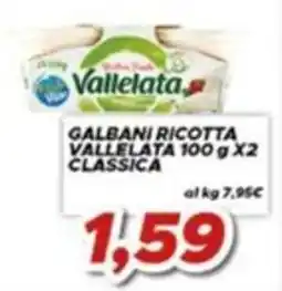MA Supermercati Galbani ricotta vallelata classica offerta
