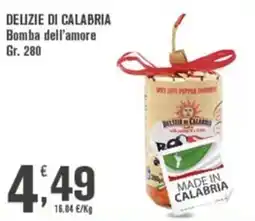 Conté Supermercati Delizie di Calabria Bomba dell'amore offerta