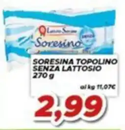 MA Supermercati Soresina Topolino senza lattosio offerta
