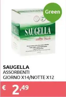 PiùMe Saugella assorbenti giorno x14/notte x12 offerta