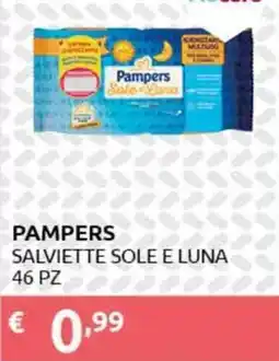 PiùMe Pampers salviette sole e luna offerta