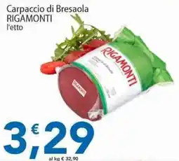 Sidis Carpaccio di Bresaola Rigamonti offerta