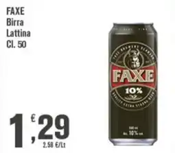 Conté Supermercati Faxe Birra Lattina offerta
