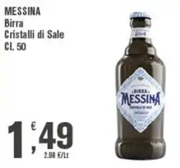 Conté Supermercati Birra Messina Cristalli di Sale offerta