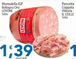 Sidis Mortadella IGP Bologna Oro Levoni offerta