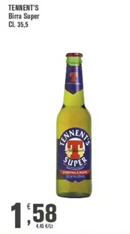 Conté Supermercati Tennent's Birra Super offerta