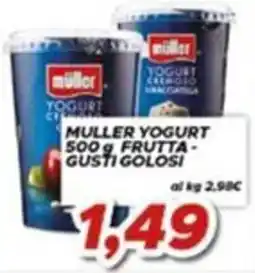 MA Supermercati Muller Yogurt Frutta Gusti Golosi offerta