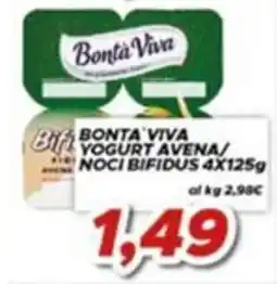 MA Supermercati Bonta'Viva Yogurt Avena/Noci Bifidus offerta