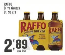 Conté Supermercati Raffo Birra Grezza offerta
