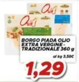 MA Supermercati Borgo Piada olio extra vergine tradizionale offerta