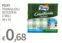 SpeSì Foxy tovaglioli scozzesi offerta