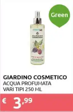 PiùMe Giardino Cosmetico acqua profumata offerta