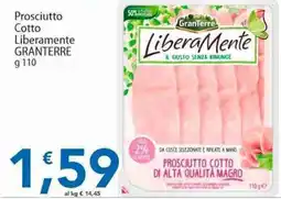 Sidis Prosciutto Cotto Liberamente Granterre offerta