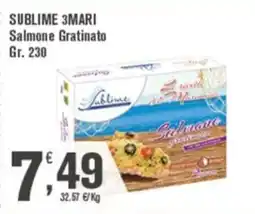 Conté Supermercati SUBLIME 3MARI Salmone Gratinato offerta