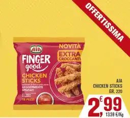 Conté Supermercati AIA Finger good Chicken Sticks offerta