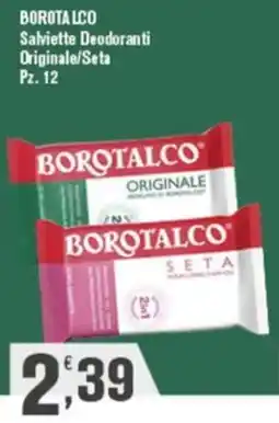 Conté Supermercati Salviette Deodoranti Borotalco offerta