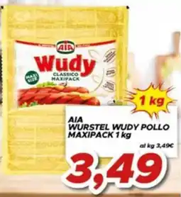 MA Supermercati AIA WURSTEL WUDY POLLO offerta