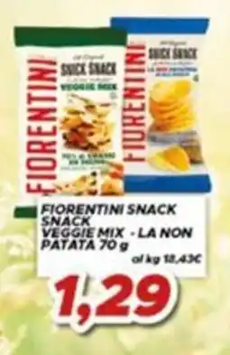 MA Supermercati Fiorentini snack veggie mix - la non patata offerta