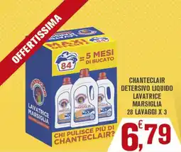 Conté Supermercati Chanteclair detergente liquido lavatrice Marsiglia offerta