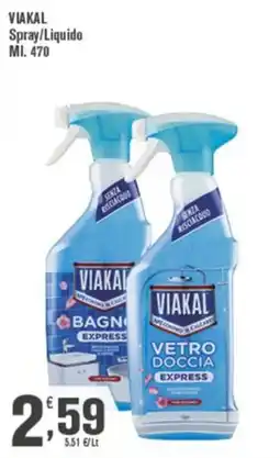 Conté Supermercati VIAKAL Vetro doccia Express offerta