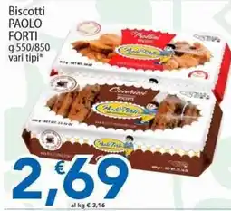 Sidis Biscotti Paolo Forti offerta
