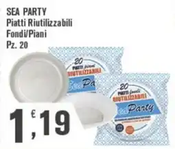 Conté Supermercati Piatti Riutilizzabili offerta
