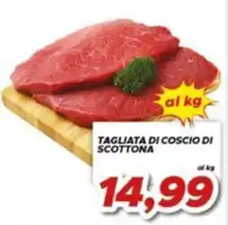 MA Supermercati Tagliata di coscio di scottona offerta