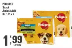 Conté Supermercati Pedigree Snack Junior/Adult offerta