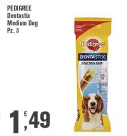 Conté Supermercati Pedigree Dentastix Medium Dog offerta