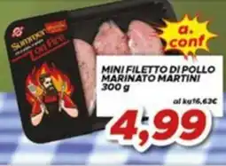 MA Supermercati Mini filetto di pollo marinato martini offerta
