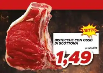 Bistecche con osso di scottona
