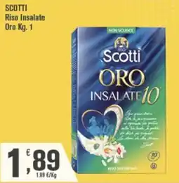 Conté Supermercati Scotti Riso Insalate Oro offerta