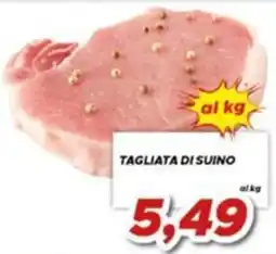 MA Supermercati Tagliata di suino offerta