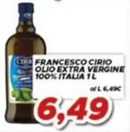 MA Supermercati Francesco Cirio olio extra vergine offerta