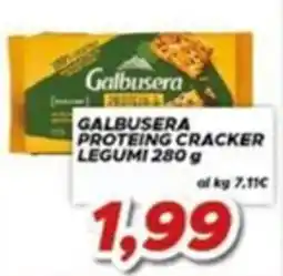 MA Supermercati Galbusera proteing cracker legumi offerta