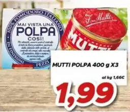 MA Supermercati Mutti polpa offerta