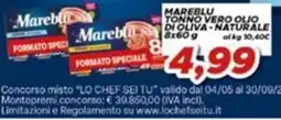MA Supermercati Mareblu tonno vero olio di oliva naturale offerta