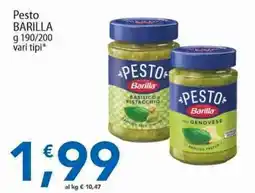 Sidis Pesto Barilla offerta