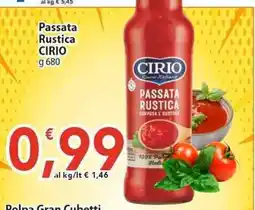 Sidis Passata Rustica Cirio offerta