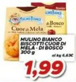 MA Supermercati Mulino Bianco biscotti cuor di mela - di bosco offerta