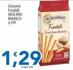 Sidis Grissini Friabili Mulino Bianco offerta