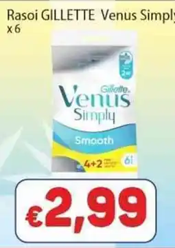 Sidis Rasoi Gillette Venus Simply Smooth offerta
