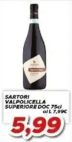 MA Supermercati Sartori Valpolicella Superiore DOC offerta