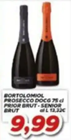 MA Supermercati Bortolomiol Prosecco DOCG offerta