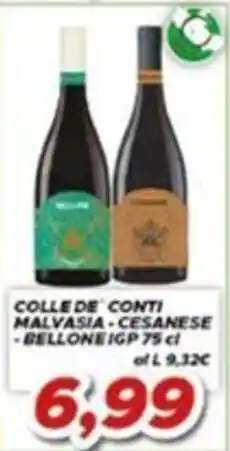 MA Supermercati Colle de Conti Malvasia - Cesanese offerta