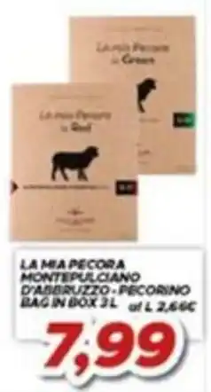 MA Supermercati La mia pecora Montepulciano d'Abruzzo - Pecorino offerta